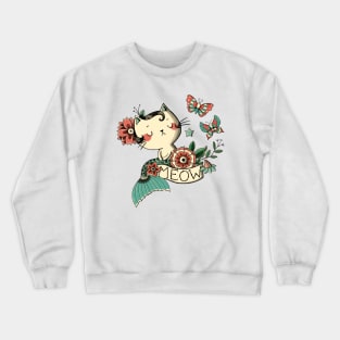 Born to Meow Crewneck Sweatshirt